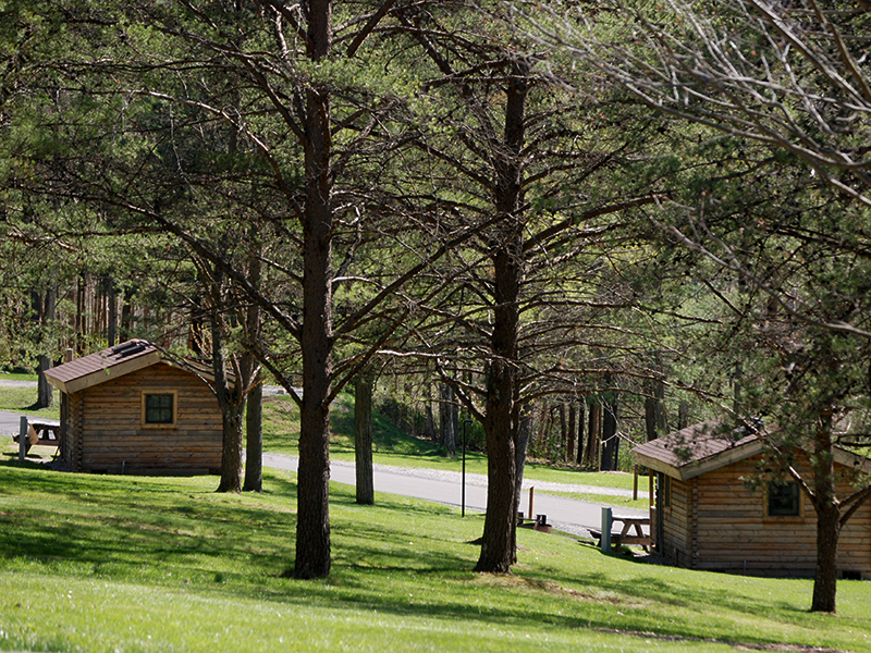 Кемпинг Пайн Бич. Camp Cabin.