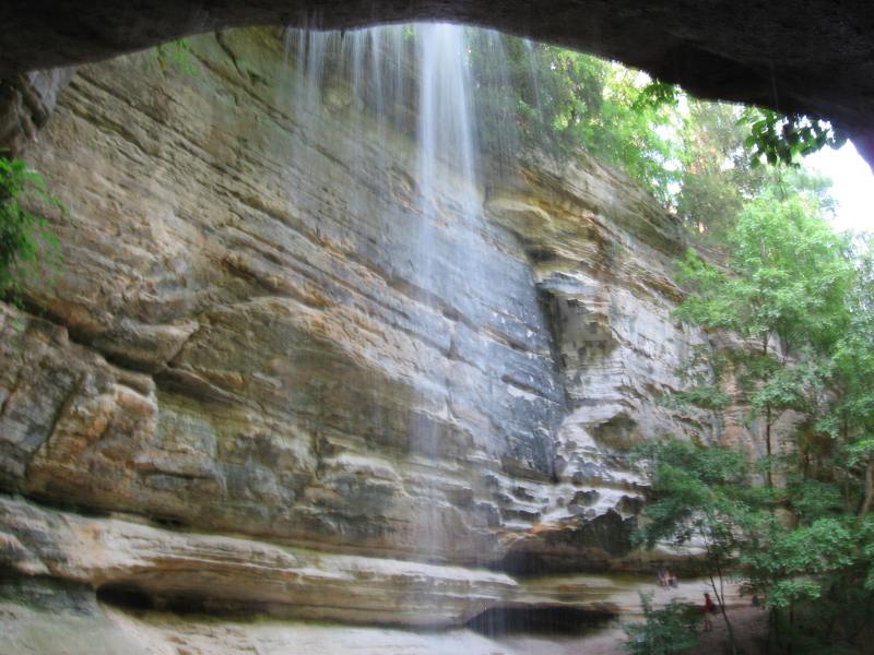 Starved Rock State Park, an Illinois State Park located near La Salle,  Ottawa and Peru
