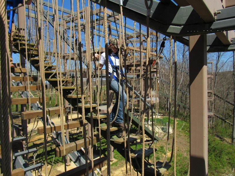 NevilleBillie Adventure Park Ropes Course Hocking Hills Ropes Course