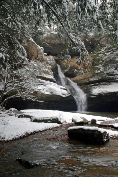 On a cold winters day